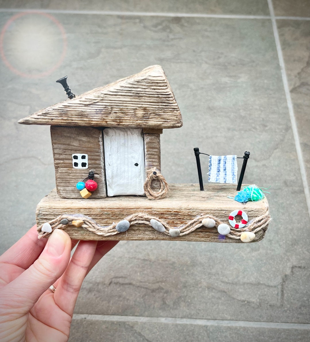 Fisherman's Cottage a Driftwood Artwork. Driftwood Cottages, Driftwood