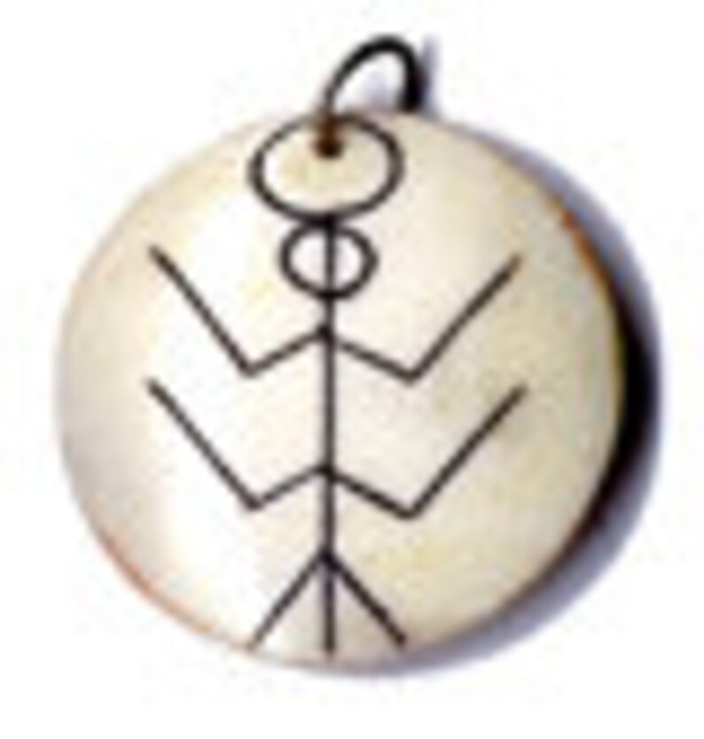 Viking Norse Bone Rune Sigil Hand Carved Necklace Gift Norse Protection ...
