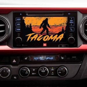 TACOMA Sasquatch Start- und Radio-Off-Bildschirme (mehrere Designs)