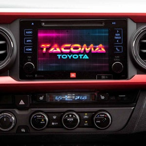 Écrans de démarrage et de radio TACOMA 80s (plusieurs modèles)