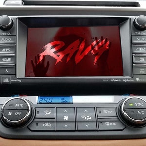 RAV4 Horror Ghost Startup and Radio Off Images (Multiple Designs)