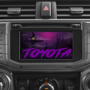 4RUNNER Scarecrow Halloween Startup and Radio Off Screens (Multiple Colors)