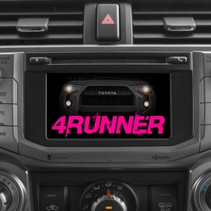 4RUNNER Pink Teal Startup Screens (Multiple Colors)