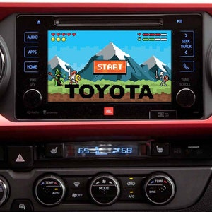TACOMA 8 Bit Adventure Startup Radio Screens (Multiple Styles)