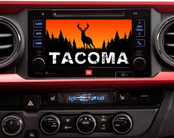 TACOMA Deer Elk Startup and Radio Off Screens (Multiple Designs)