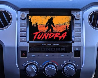 TUNDRA Sasquatch Startup and Radio Off Screens (Multiple Designs)