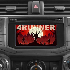 4RUNNER Zombie Halloween Startup and Radio Off Screens (Multiple Colors)