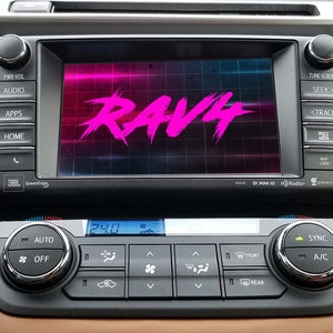 RAV4 80s Startup and Radio Off Images (Multiple Designs)