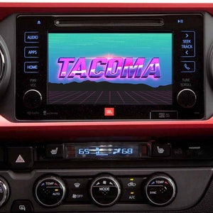 TACOMA 80s Startup and Radio Off Screens (Multiple Designs) v4