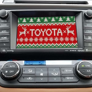 RAV4 Christmas Sweater Startup Screens