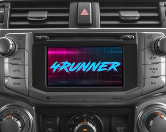 4RUNNER 80s Startup and Radio Off Screens (Multiple Designs)