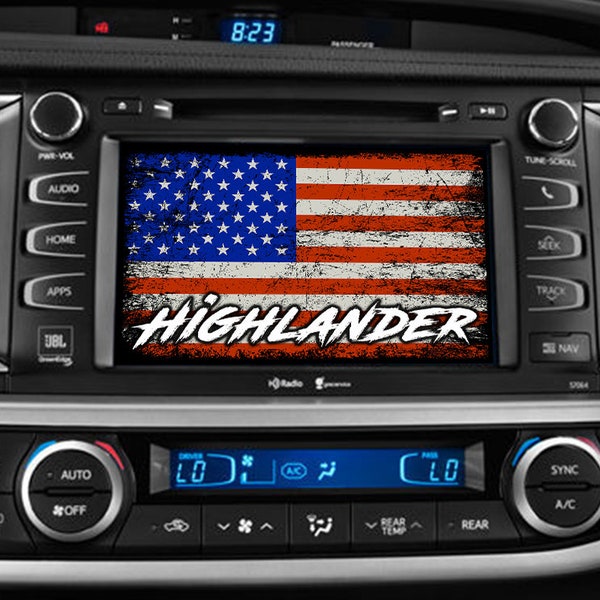 HIGHLANDER U.S. Flag Startup Radio Screens (Multiple Styles)