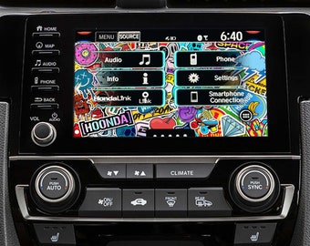 Honda Civic & CRV Sticker Bomb Wallpapers (10th Gen Civic)