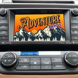 RAV4 Adventure Startup and Radio Off Images (Multiple Designs)