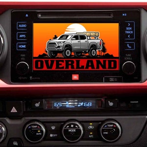 TACOMA Overland Startup and Radio Off Screens (Multiple Designs)