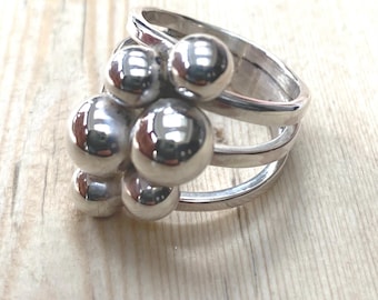 Handmade Sterling Silver Sea Bubbles Ring – Fair Trade Ocean Jewelry