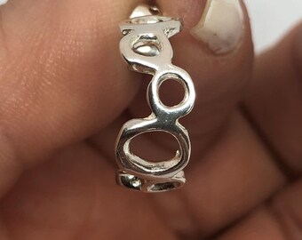 Handmade, Fair Trade Sterling Silver Sea Bubbles Hoops