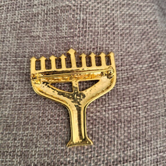 Jewelry Vintage Collectible Holiday Hanukkah Meno… - image 5