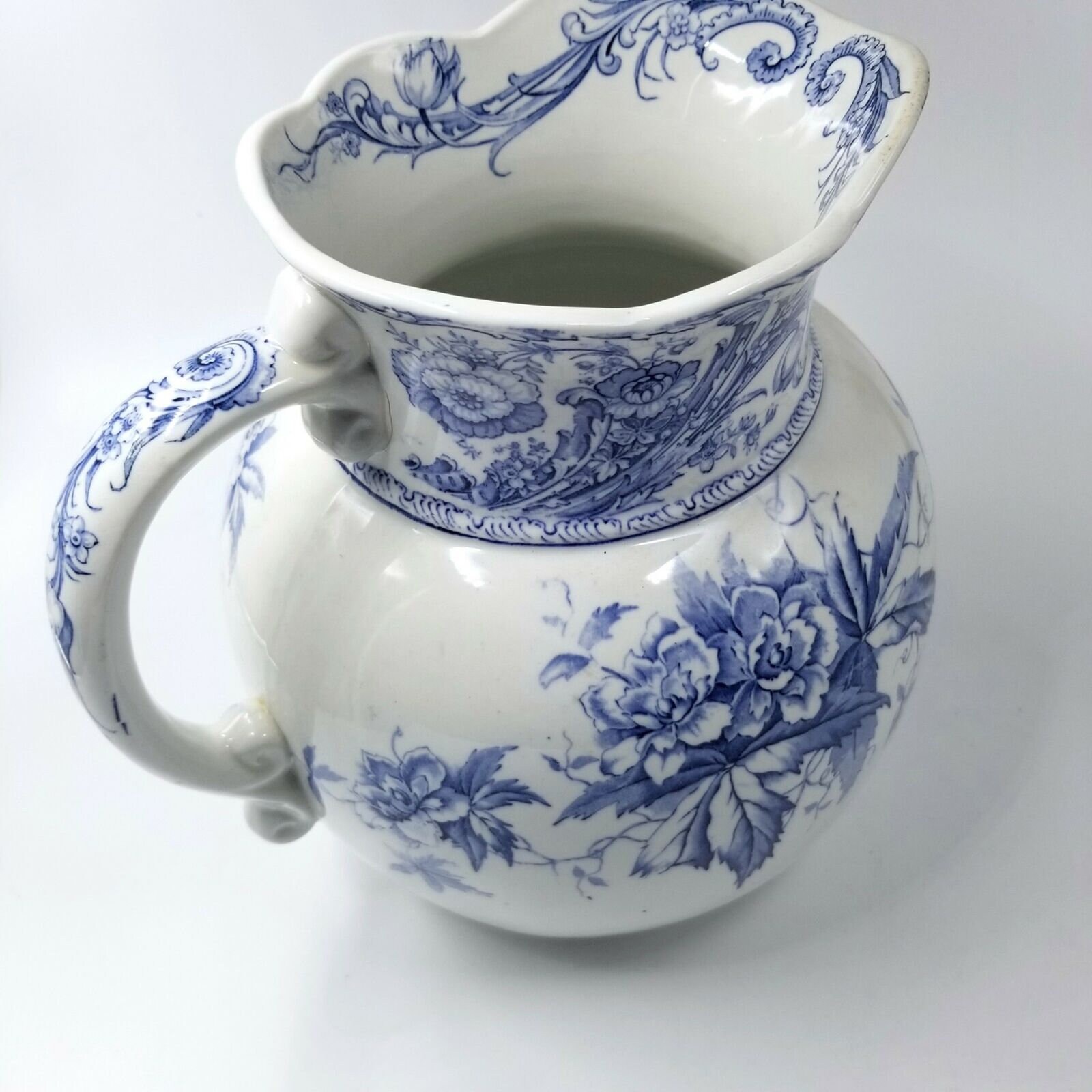 Doulton Burslem England Pitcher Bowl Wash Basin Set Bowl Semi Porcelain