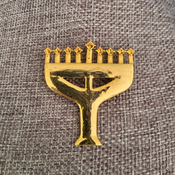 Jewelry Vintage Collectible Holiday Hanukkah Meno… - image 3