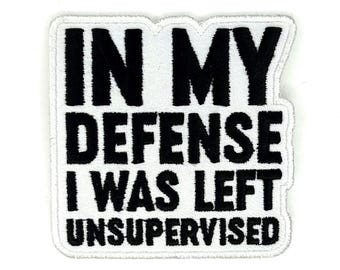 Unsupervised Patch - Funny Embroidered Patch for Backpacks, Jackets and Tactical Gear