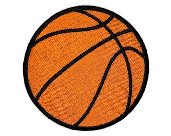 Basketball Patch - Embroidered Iron-Patch for Jackets, Bags and Accessories