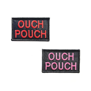 Ouch Pouch Embroidered Patch with Velcro Back for First Aid Bags and Tactical Gear