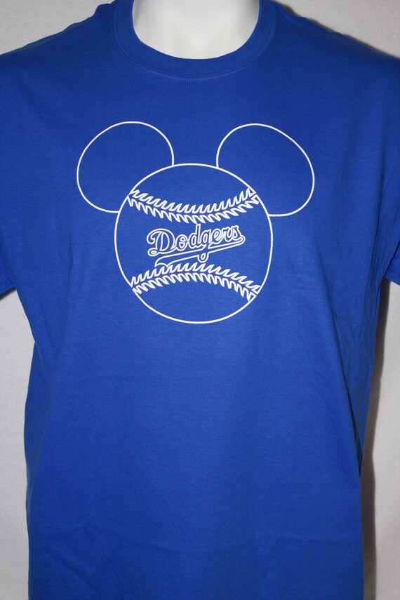 mickey mouse dodgers shirt