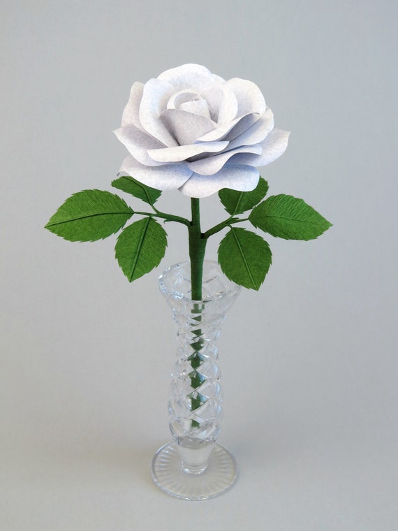Paper Lace Rose for Lace Anniversary Gift for Her White Lace Flower for 13th Anniversary Gift for Wife Lace Anniversary Gift for Him Etsy UK