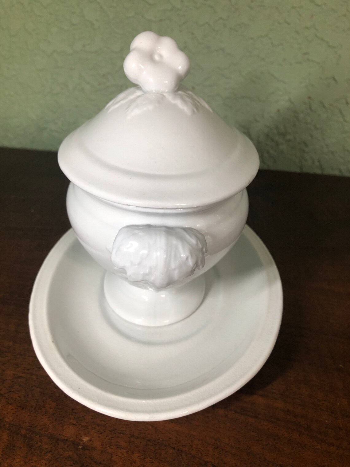 Antiker weißer Eisenstein Vierteiler Sauce Tureen Edwards Wild | Etsy