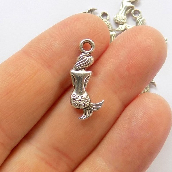 10 Mermaid Charms - Double Sided - #S0097