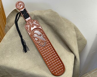 Diamond Back, large decorative paddle, lacewood, gift one of a kind
