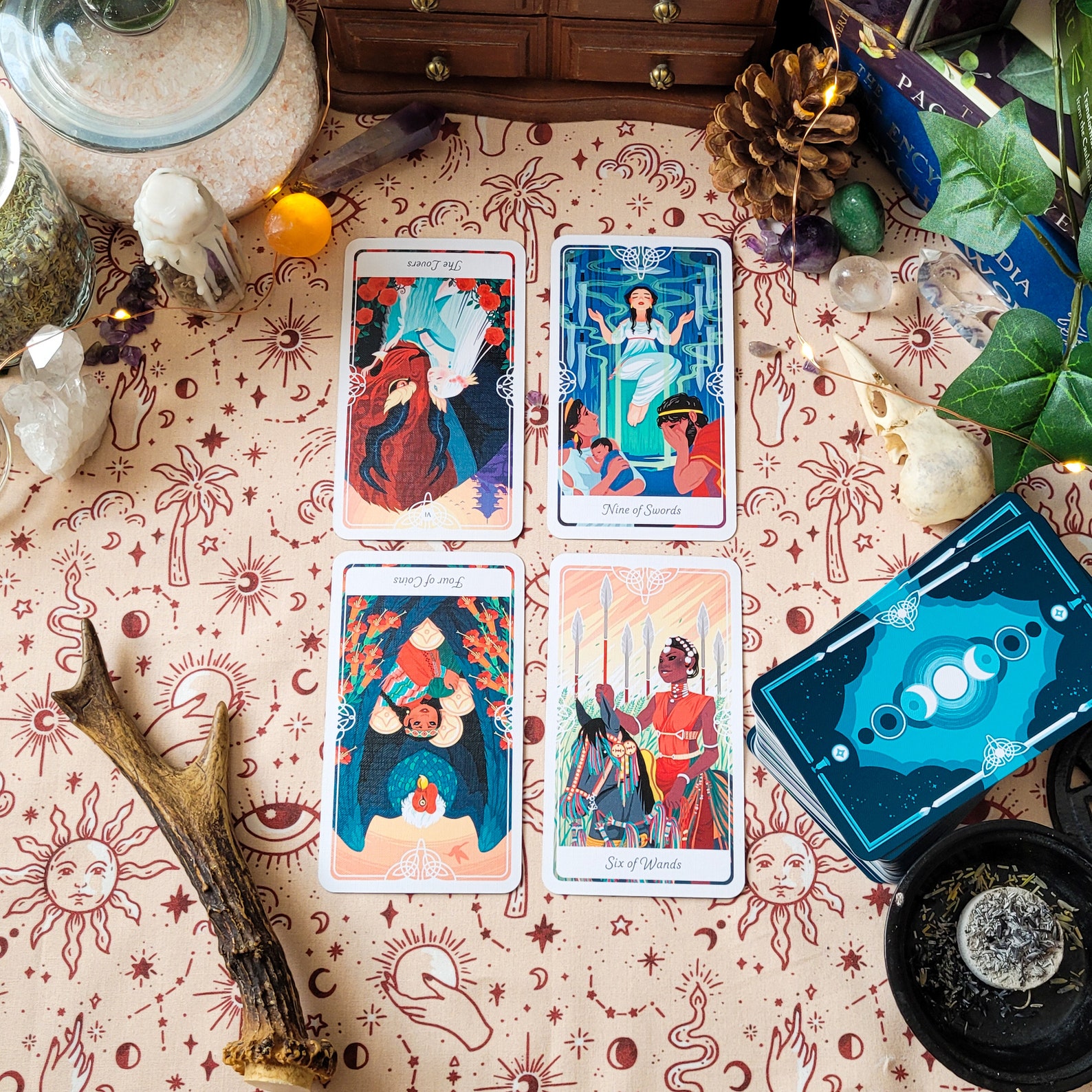 Relationship or Friendship Tarot Card Reading 4 Card PDF Etsy