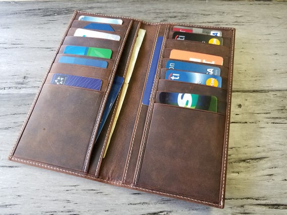 Personalized Bifold Leather Wallet Men's Wallet | Etsy