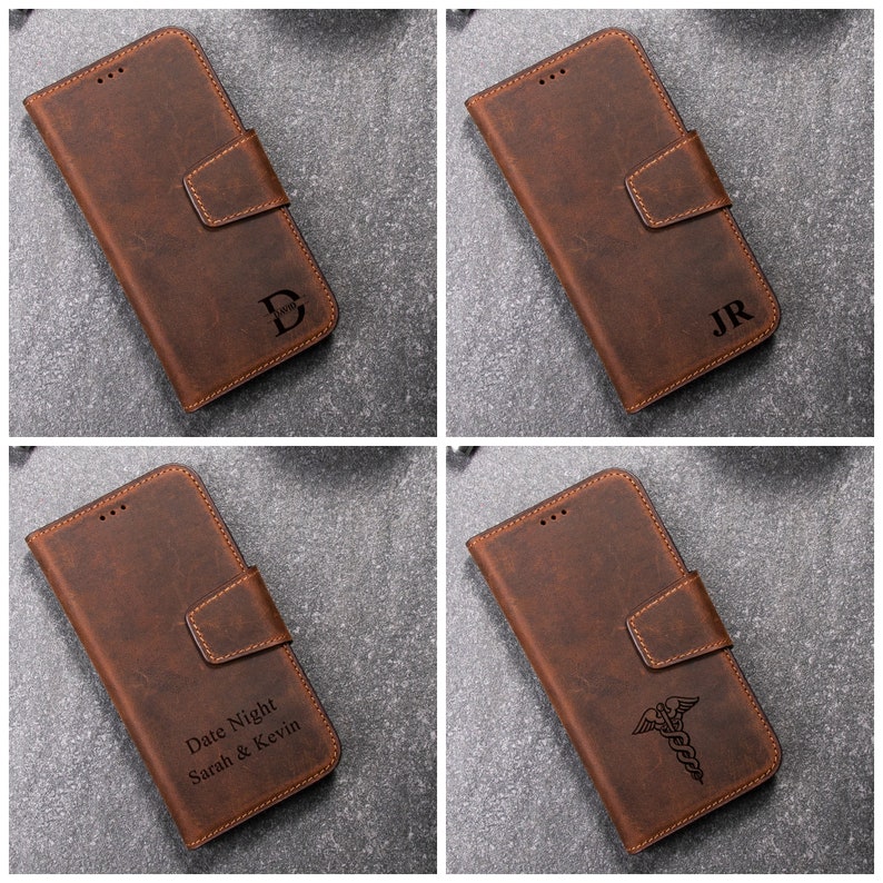 iPhone 7 Personalized Credit Card Holder Case iPhone 7 Plus Magnetic Case iPhone 7 Case Christmas Gift Leather iPhone Case