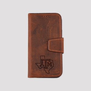 Coque iPhone personnalisée, gravure gratuite, porte-cartes en cuir, coque de téléphone magnétique, portefeuille Meilleur cadeau pour mari, anniversaire, père, enseignant