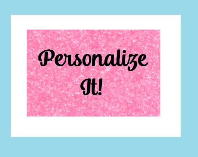 Personalization Add On