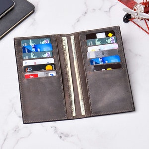 Cartera de hombre, Cartera de cuero personalizada, Cartera de cuero grabada, Regalos para hombre, Cartera con foto, Regalo para el Día del Padre