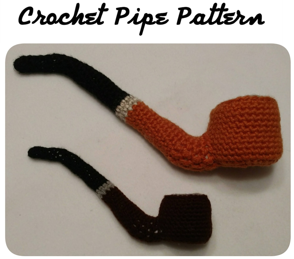 Crochet Pipe Pattern PDF Etsy