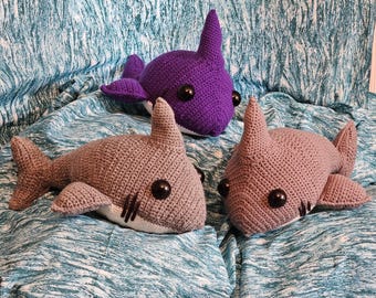 Keine Sew häkeln Haifisch-Muster