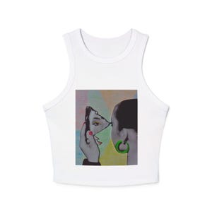 Sade through the looking glass Tank Top, Racerback Shirt, Women&#39;s Sleeveless Tee, Micro Rib Tank, Music Lover Gift
