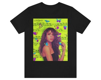 Mariah Carey 1998 Tour Tシャツ Vintage MARIAH CAREY Butterfly 1998 Tour Black Cotton