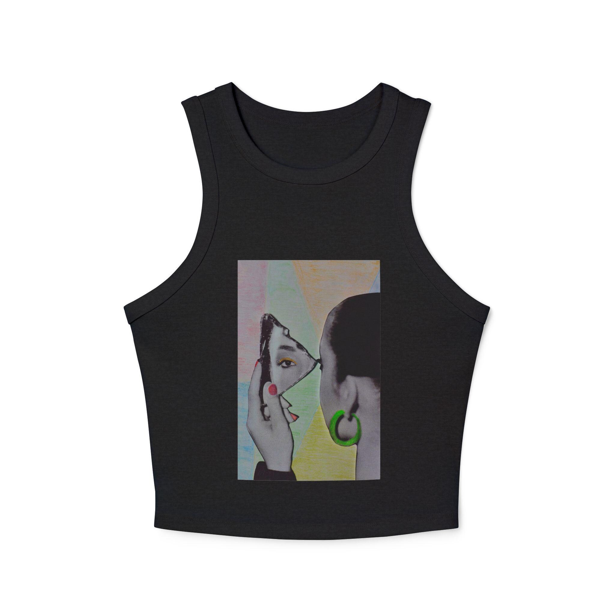CHICGAL Women's Graphic Tank Top - Loose Fit Sleeveless Tunic Blouse For Summer Casual Wear - View #9