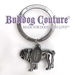 Keychain by Bulldog Couture® in Stainless Steel