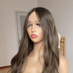 Glueless Human Hair Lace Front Wigs For Caucasian Brown Lace Wigs Real Remy Human Lace Front Wig For Women with Pre plucked Natural Hairline