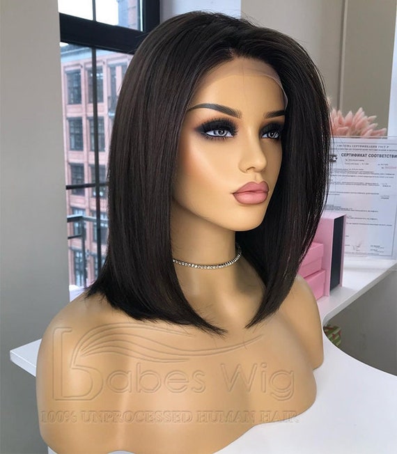 Short human hair wigs 2024 for white women