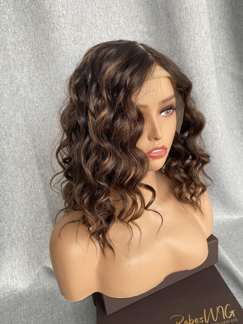 Silk Top Highlights Lace Front Human Hair Wigs Human Hair Wigs - Etsy  Singapore