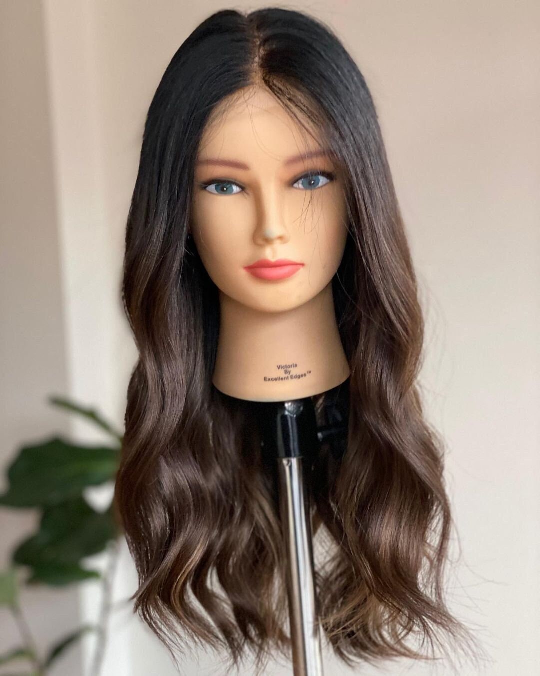 Buy Best Quality Human Hair Silk Base Lace Front Wigs Ombre Black Online in  India - Etsy