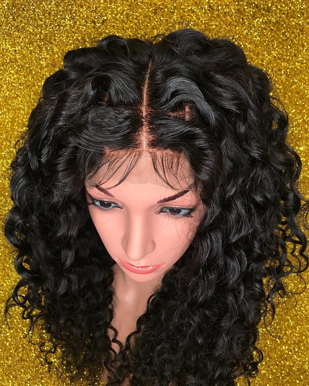 Lace Front Human Hair Wigs For Black Women Natural Hair Wigs Etsy