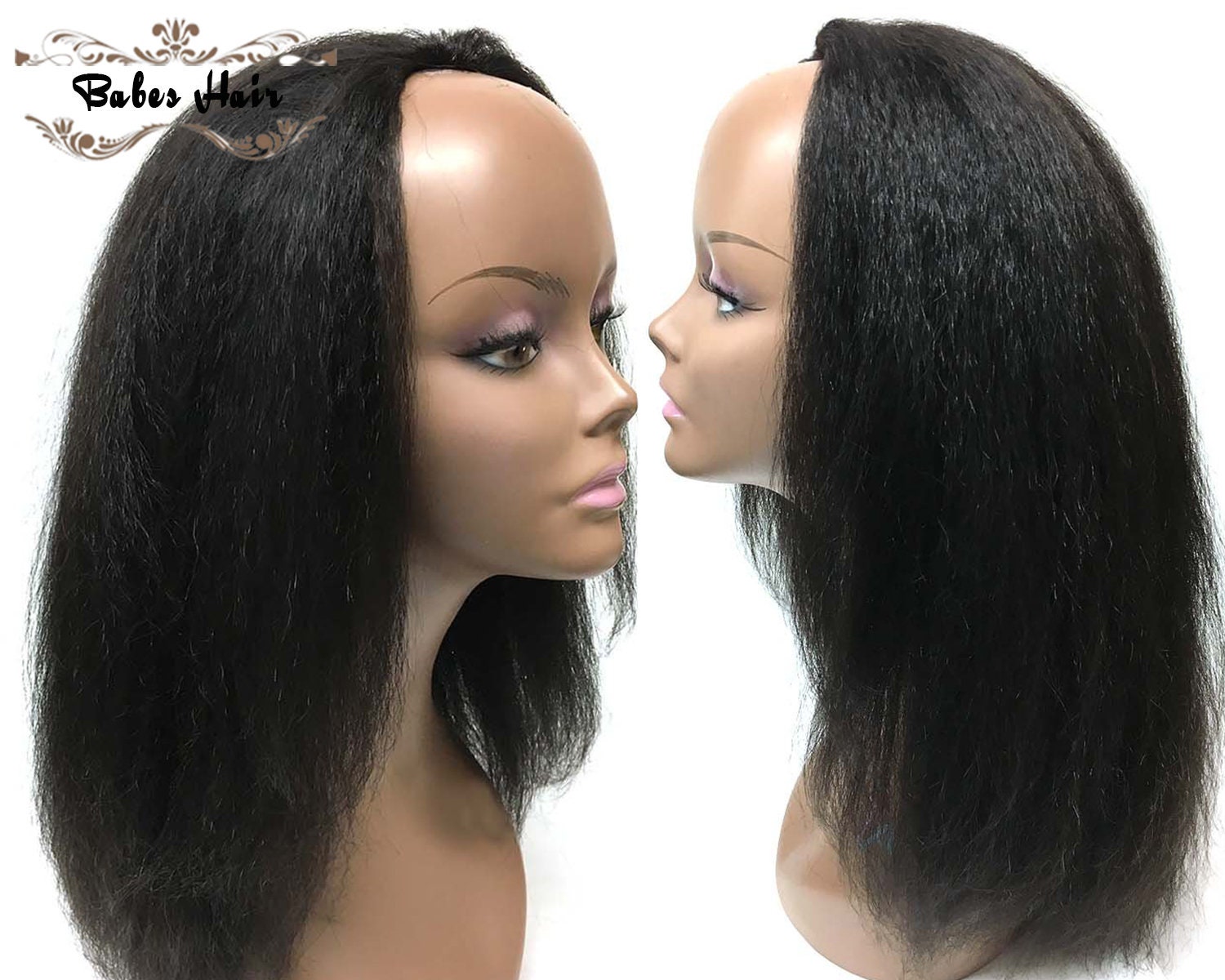 Crochet Braid U-Part Wig With Knotless Leave-Out (Outre Jerry Curl Hair) 